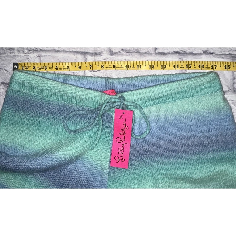 LILLY PULITZER Wanetta Sweater Shorts XL Surf Blue Space Dye MSRP $118 NWT - Picture 5 of 6